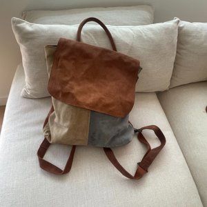 BNWT Free People Convertible Suede Backpack Purse